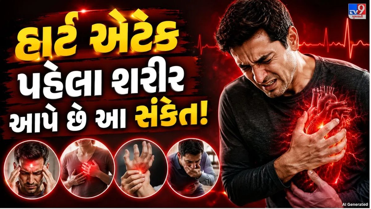 હાર્ટ એટેકના ચેતવણી સંકેતો: સમયસર ઓળખીને જીવ બચાવો