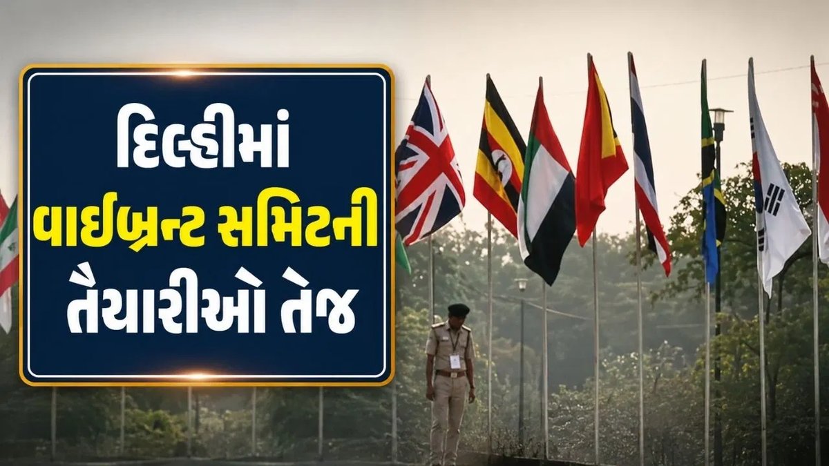 દિલ્હીમાં 31 ઓગસ્ટે વાઇબ્રન્ટ સમિટ: ગુજરાતના વિકાસની નવી દિશા