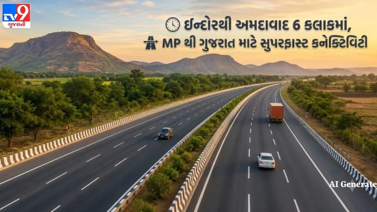 ઈન્દોર-અમદાવાદ ચાર લેન હાઈવે તૈયાર, હવે 6 કલાકમાં પહોંચી શકાશે