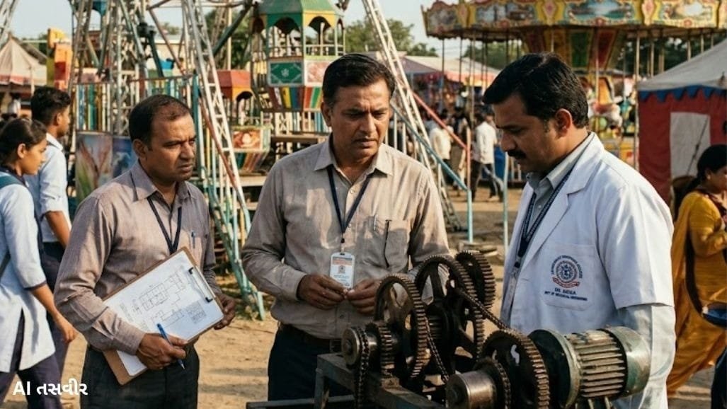 મેળાની રાઈડ્સ ચકાસવા અધ્યાપકો તૈનાત: અભ્યાસક્રમને ફટકો